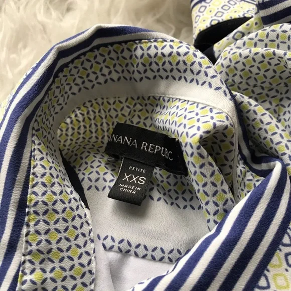 Banana Republic Mixed Pattern‎ Shirt Shift Dress - Picture 4 of 9